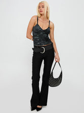 Eye-Catching Black Top